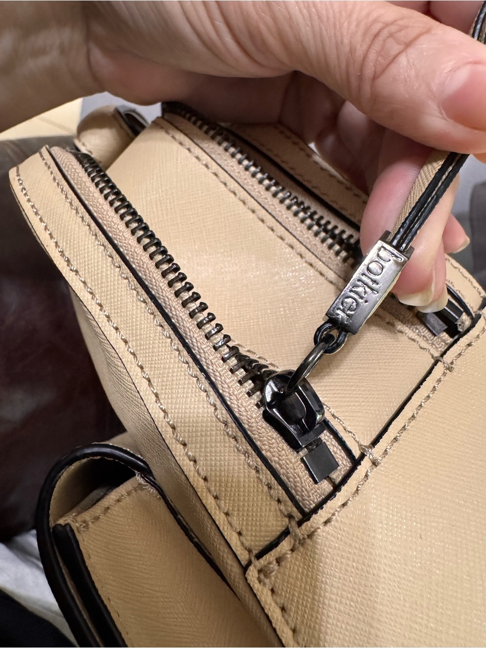 Botkier Cream Structured Backpack - Picture 9 of 13